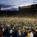 Michigan fans rushed the field after defeating Michigan State 12-10 on Saturday. Daniel Brenner I AnnArbor.com